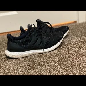 Adidas Ultraboost Black w/ white speckles
